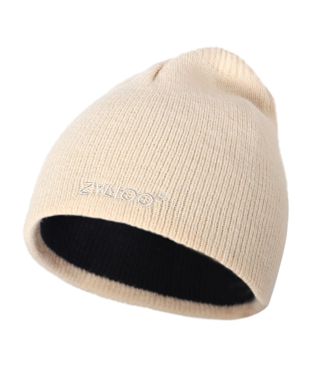 Zylioo Oversize Beanie Hat 3XL/2XL/XL/L/M/S Reversible Warm Skull Cap for Men Plus Size Watch Hat Knit Hats for Women