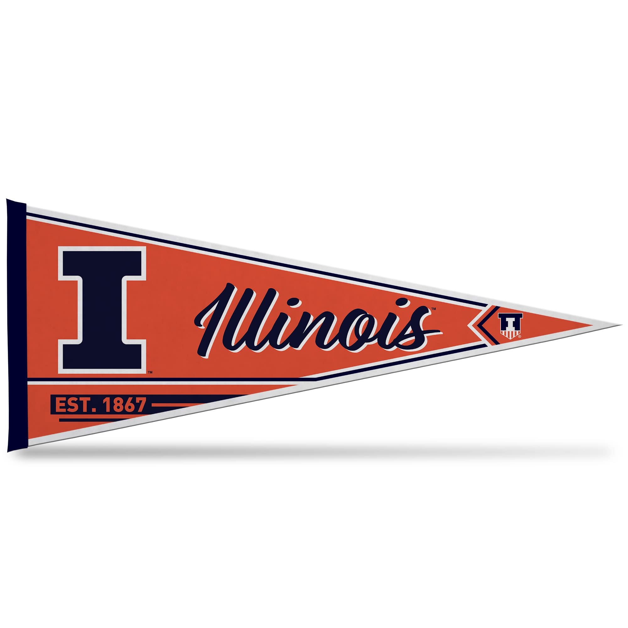 Rico Industries NCAA Classic 12" x 30" Felt Wall Décor Pennant - Great for Home/Bed Room/Man Cave Décor