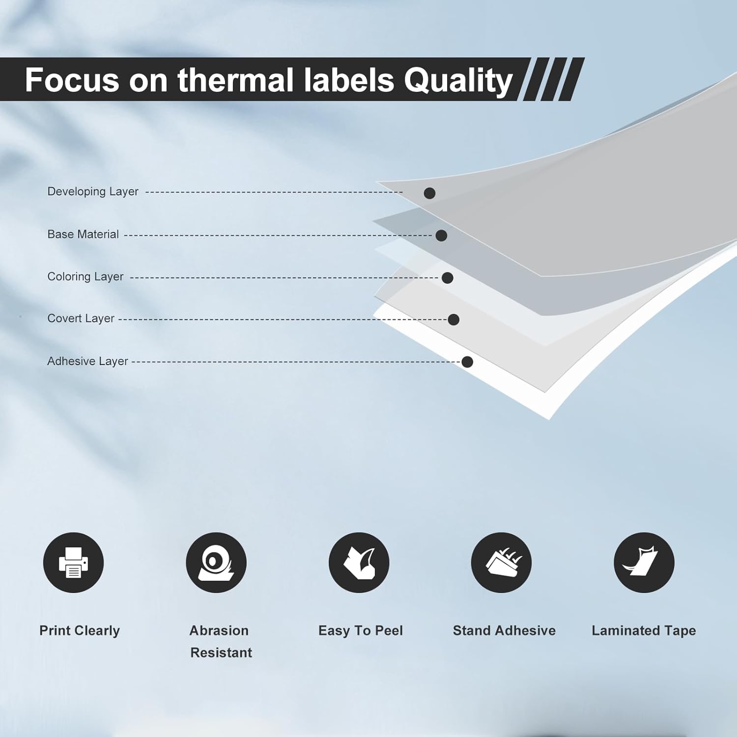 RGiNK for 30336 Labels (with RFID Chip) Compatible Replacement for DYMO 550 Labels (1" x 2-1/8") Inventory Stickers Work with DYMO Labelwriter 550 5XL Labelwriter 450 4XL [6 Rolls, 3000 Tags] - Image 5