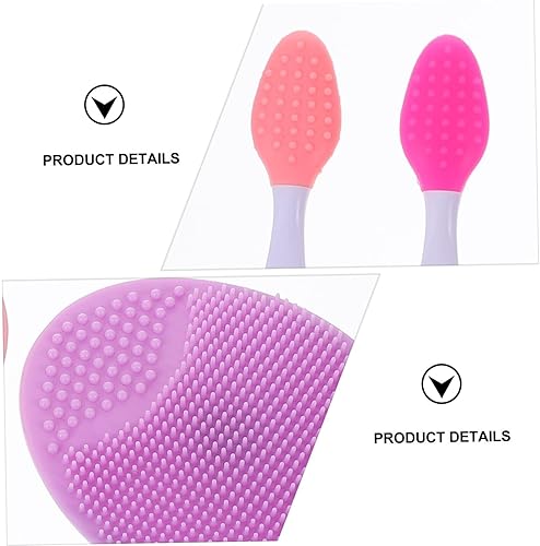 Double-Sided Silicone Face Brush for Deep Pore Cleaning