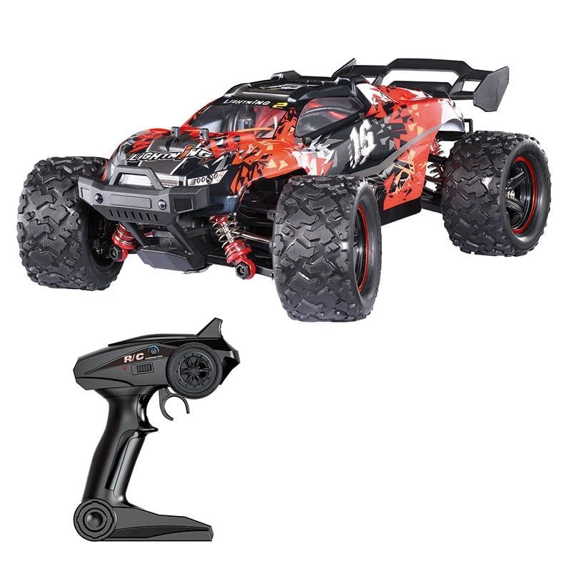 1:18 All Terrain Supersonic Rc Car, 36 Kph High Speed Remote Control Car with 2.4 Ghz Control, Electric Vehicle Off-Road Truck, 4X4 Wheel Drive Trucks Rechargeable Batteries,Multicolor-picture-19