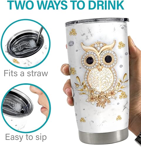 Vista 251 de SANDJEST Vaso de 20 onzas con diseño de águila con la bandera estadounidense, regalos para hombres y mujeres, vasos aislados de acero inoxidable