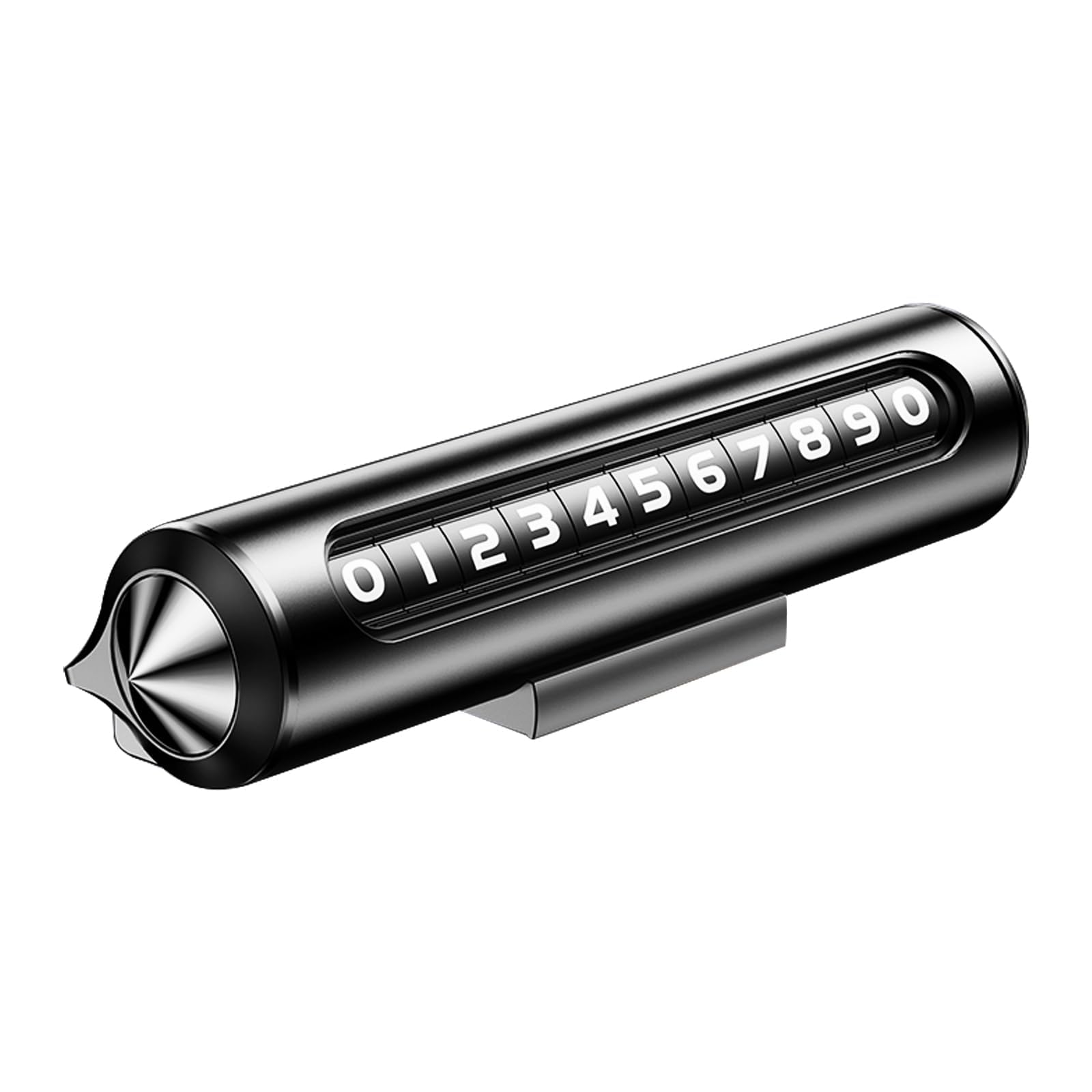 2 in 1 Temporary Car Parking Phone Number Plate & Safety Hammer,Glass Breaker,Temporary Stop Number Plate&Emergency Escape Tool.Hidden Parking Card Gift for Friend or Family Car Gadgets