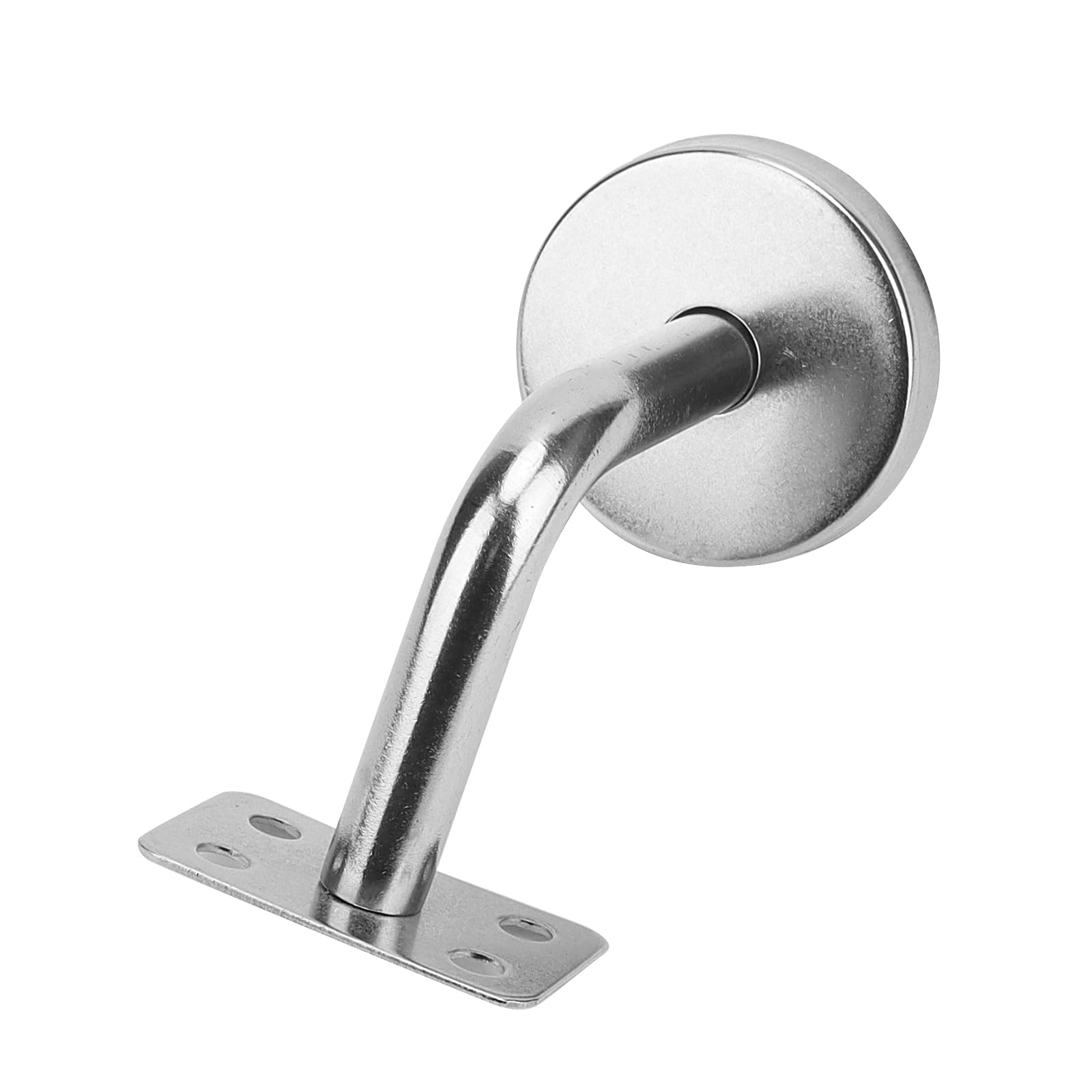 6 PCS Silver Handrail Brackets, 60 X 80mm Stainless Steel Bannister Brackets With Screws & Expansion Tubes On