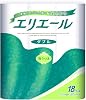 Eriere toilet paper 30m × 18 rolls double pulp 100% relaxing sent