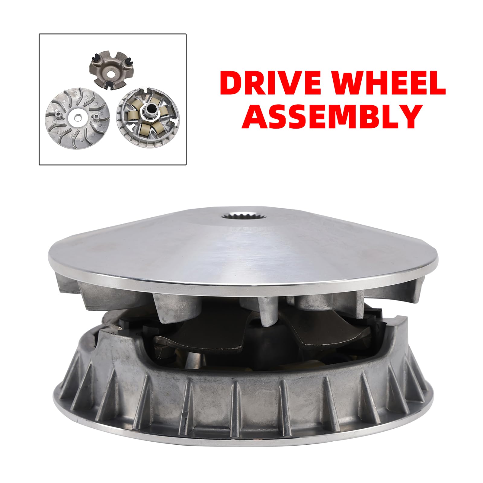 Kit Variateur Embrayage Avant 22102-KHE7-900 22110-KHE7-900 pour Kymco Bet&Win 250 Ego Grand Dink KXR Maxxer MXU People GTI Xciting Yager Pièces Moto Métal Neuf