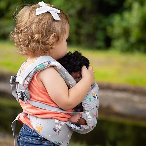 Miniatura 8 de Bebamour Portabebés original Reborn para muñecas y juguetes para niñas y niños (morado nuevo)