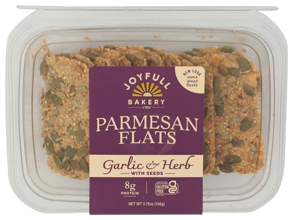 Joyfull Bakery Cracker Parmesan Garlic 3.75 oz (Pack of 8)
