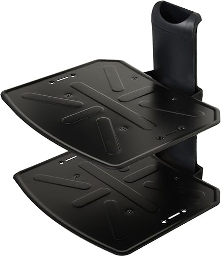 Miniatura 4 de VideoSecu 2 estante DVD DVR VCR soporte de pared componente estante para reproductor de DVD DDS receptor vídeo audio cable caja MDVD04B WP6