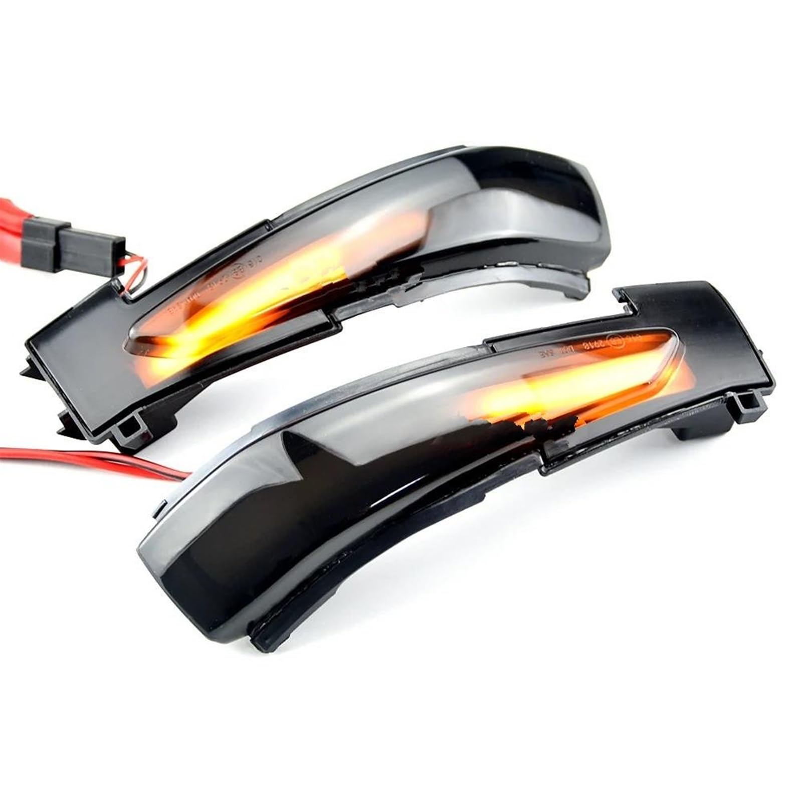 NVBHOF Intermitente Lateral 2 Uds LED Dinámico Espejo Retrovisor Indicador De Luz De Señal De Giro 6325J4 6325J5 Para Citroen DS5 Para C4 2010-2017 Luz Intermitentes