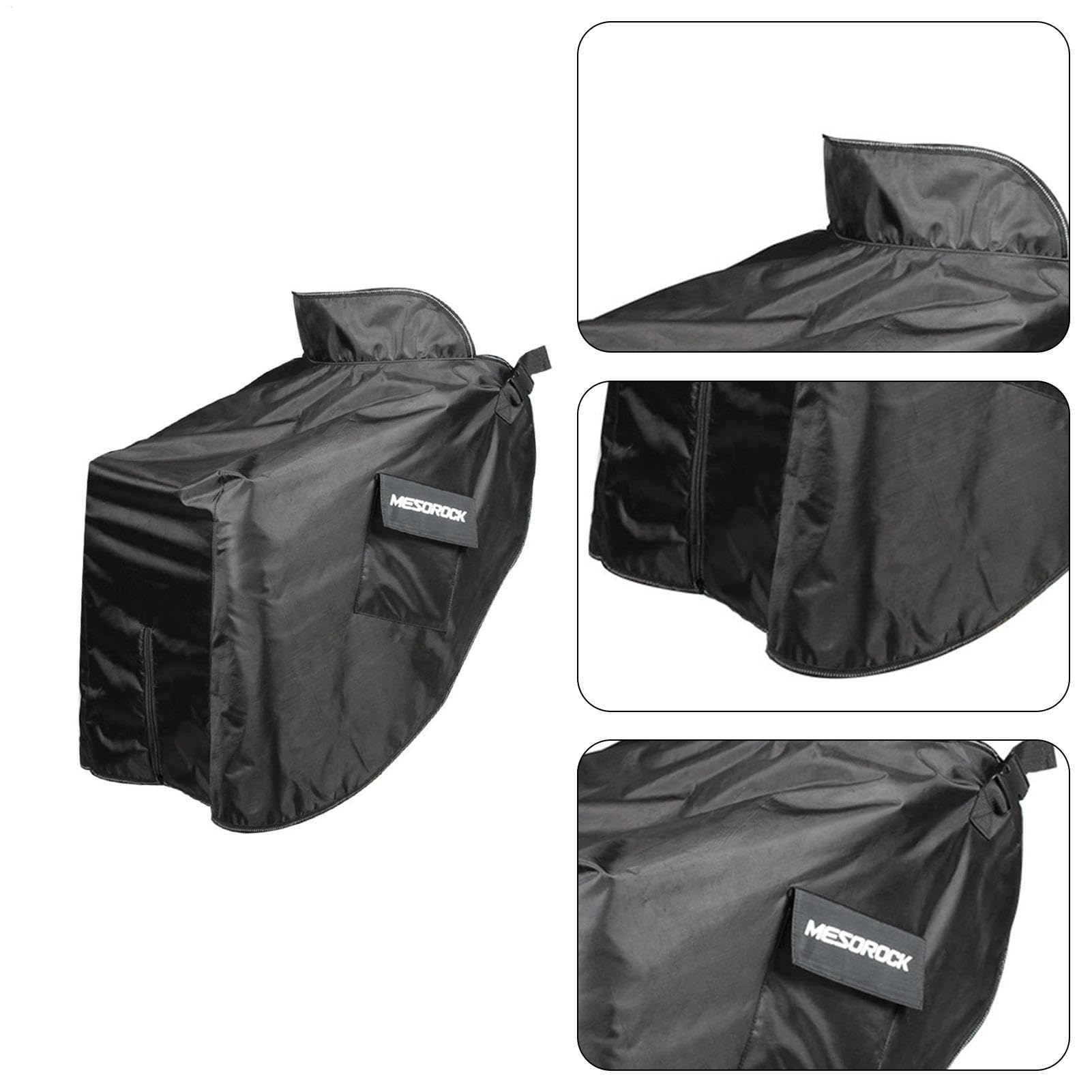 Motorcycle Mand Tabring Cover - Double Couche légère Full Full Corps Plus