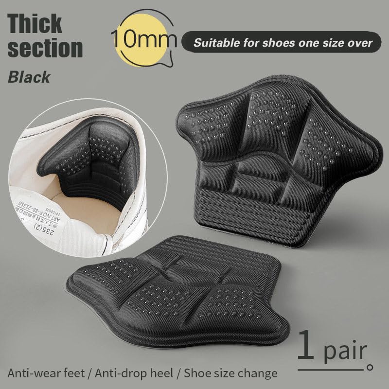 1 Par de Protectores para Tacón Negro 10MM miniatura 6