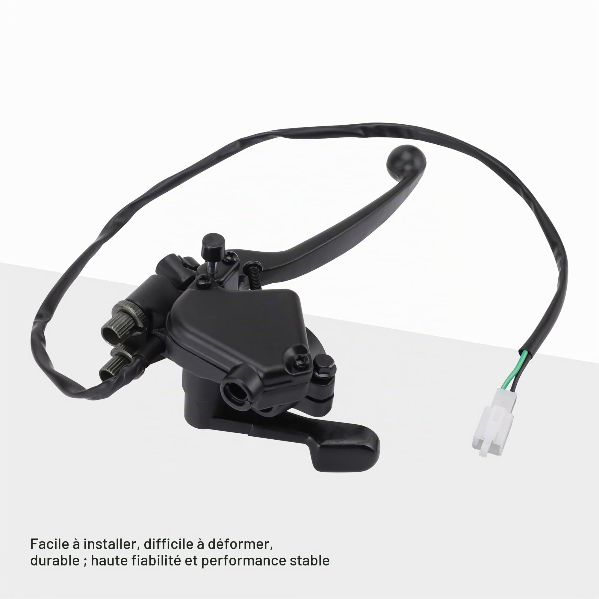 GOOFIT Accélérateur d'accélération 7/8" avec manchon en caoutchouc Double levier de frein Remplacement pour 50cc 70cc 90cc 110cc 125cc Taotao Mini Moto Quad Pit DirtBike ATV Quad Go Kart