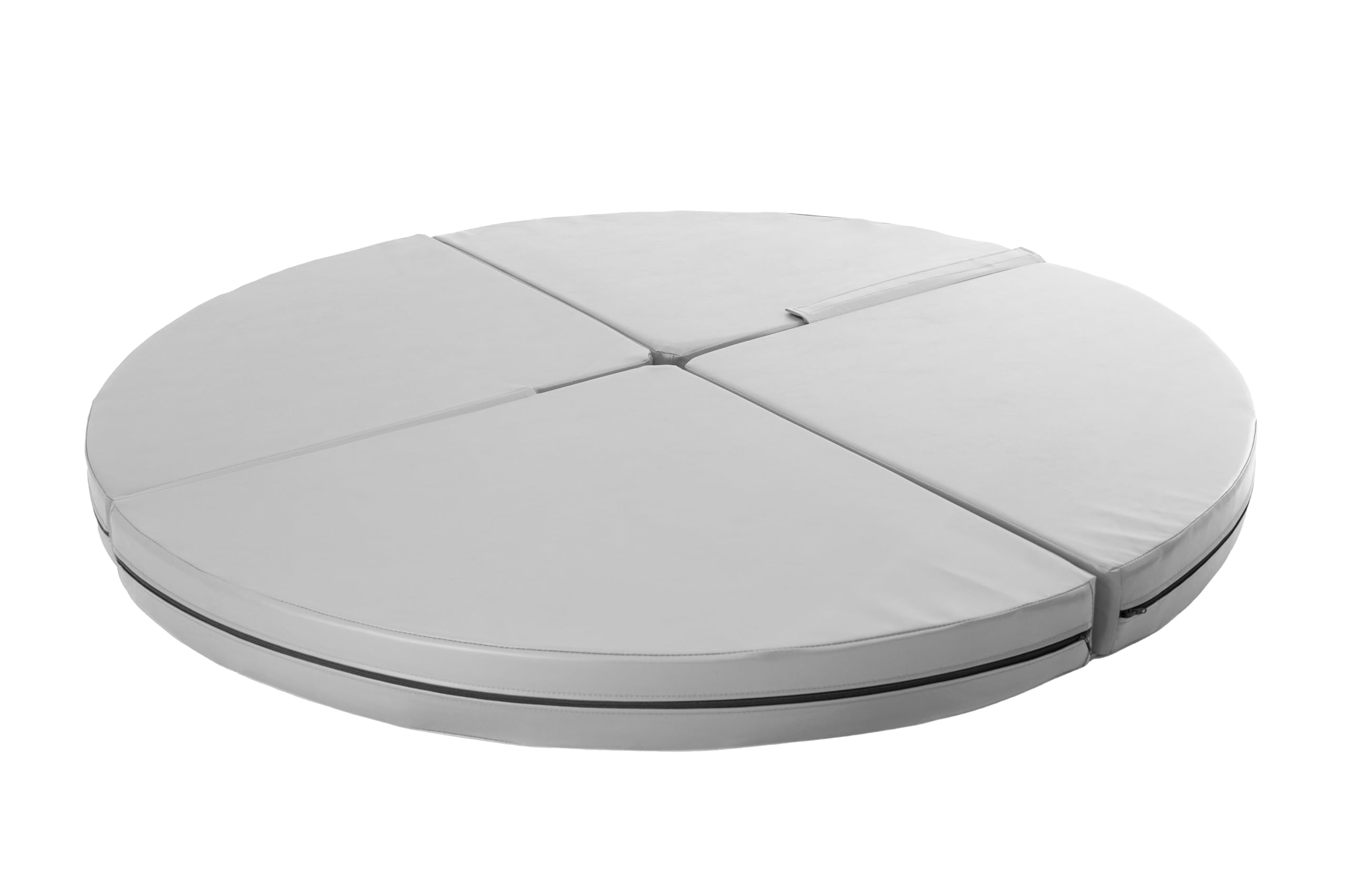 Tappetino pieghevole per danza, rotondo, 10 cm, diametro 120/150/160 cm, antiscivolo, con apertura per asta pole dance, tappetino protettivo quadrato, accessorio per ginnastica