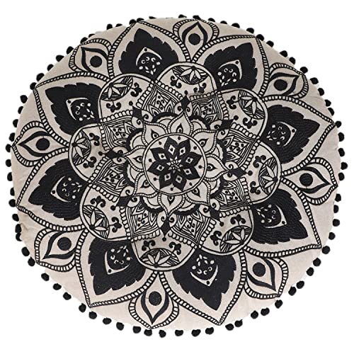 MARRAKESCH Sitzkissen Rund aus Baumwolle Inklusive Füllung...