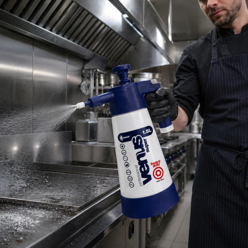 Drucksprühgerät Venus Super – 1,5 l – alkalische Version KWAZAR, blau