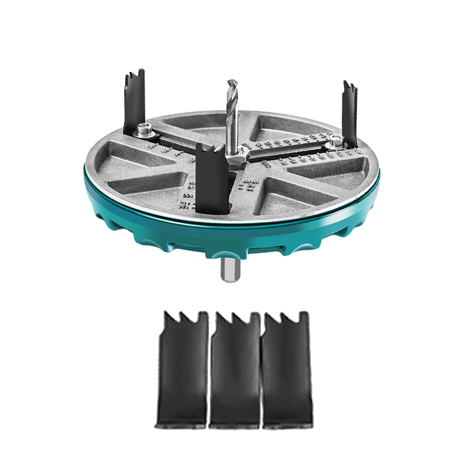 SIUKE Hole Opener, Multifunctional Universal Woodworking Hole Opener, Adjustable Punch Saw Tool For Drilling, Adjustable Hole Saw, Adjustable Punching Saw Diameter 45-130MM Woodworking Cutting Tools H