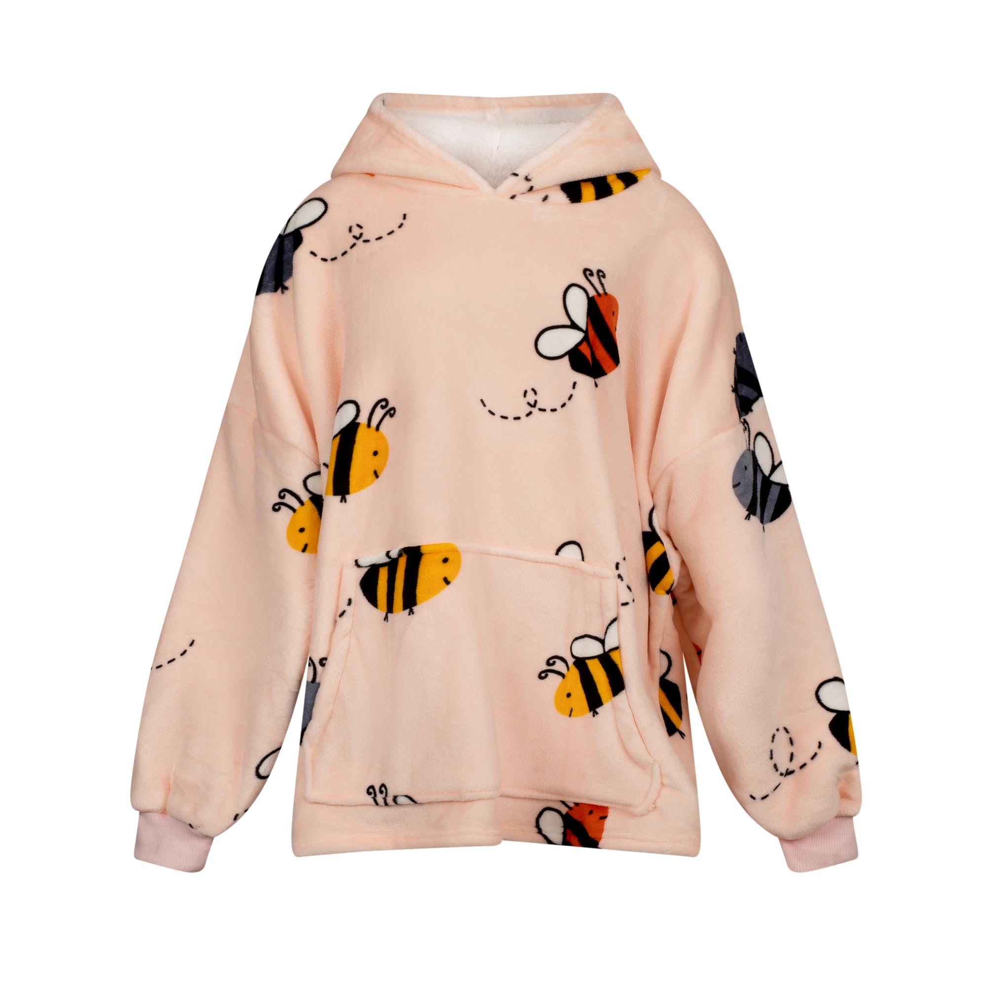 Rapport Home Fleece Hoodie Oversize - Peach