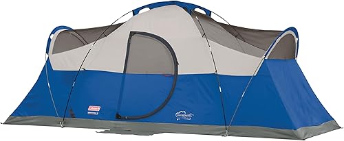Miniatura 2 de Coleman Montana 8-Person Camping Tent with Rainfly, Weatherproof Family Tent Sets Up in 15 Mins, Fits Multiple Airbeds
