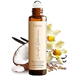 Gya Labs Vanilla Oleoresin Essential Oil Roll On - 0.34 Fl Oz - Travel Size Roller for Camping, Skin, Aromatherapy Relief, Convenience