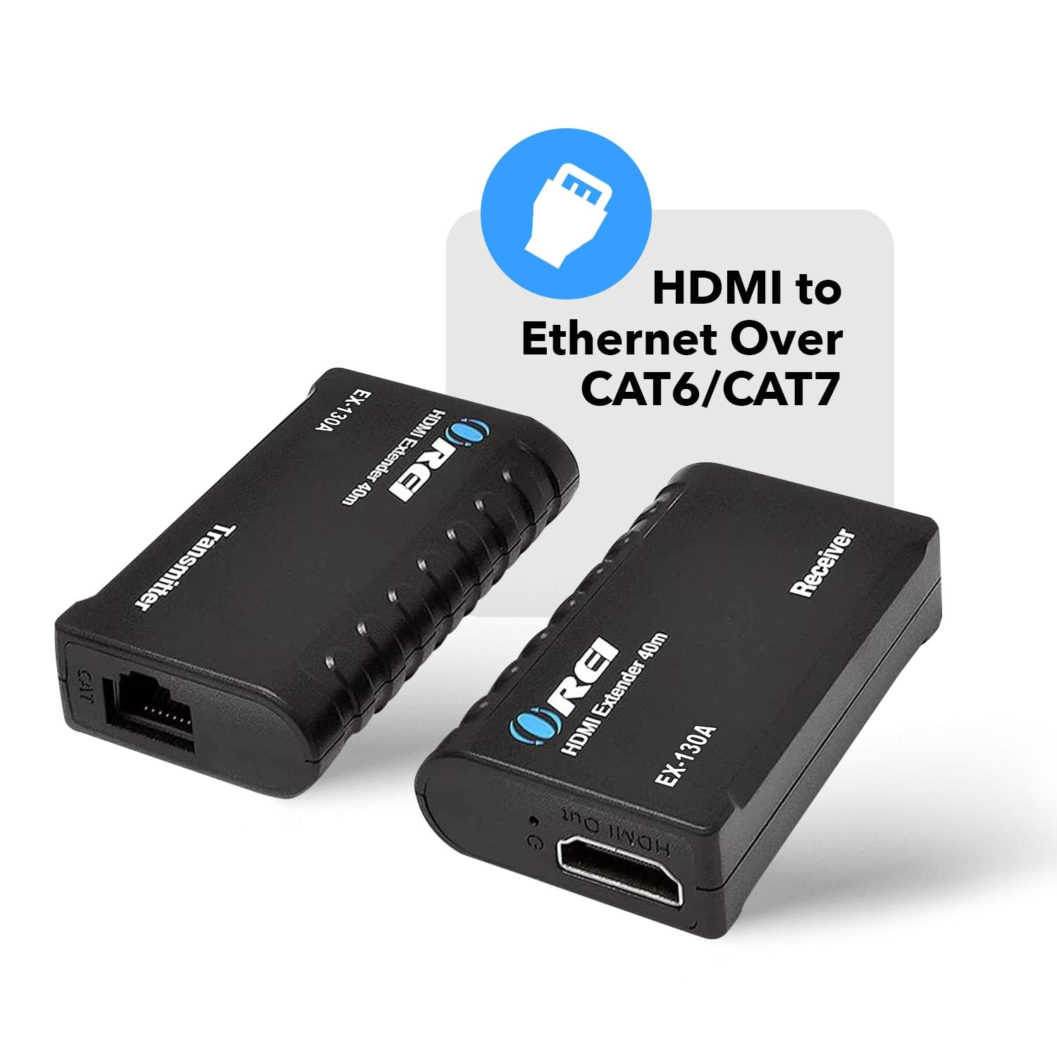 Amazon.com: OREI HDMI Over Ethernet Extender– HDMI 1.4 with 1080p