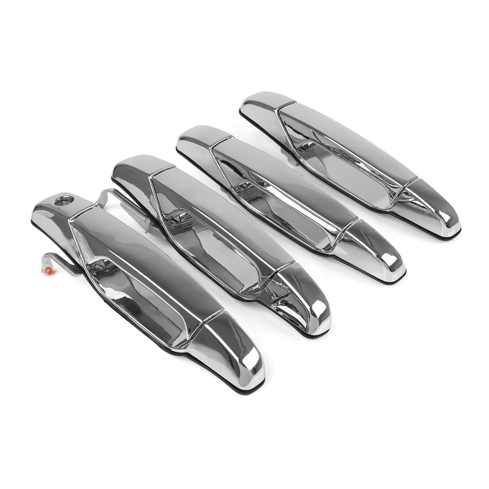 Nokrgqw 4 Pcs Left Handle Passenger Car Door Handle For Gmc For Yukon For Sierra For Denali 2007-2013 Front Rear 22738722 22738721 25960526 25960525 15915150