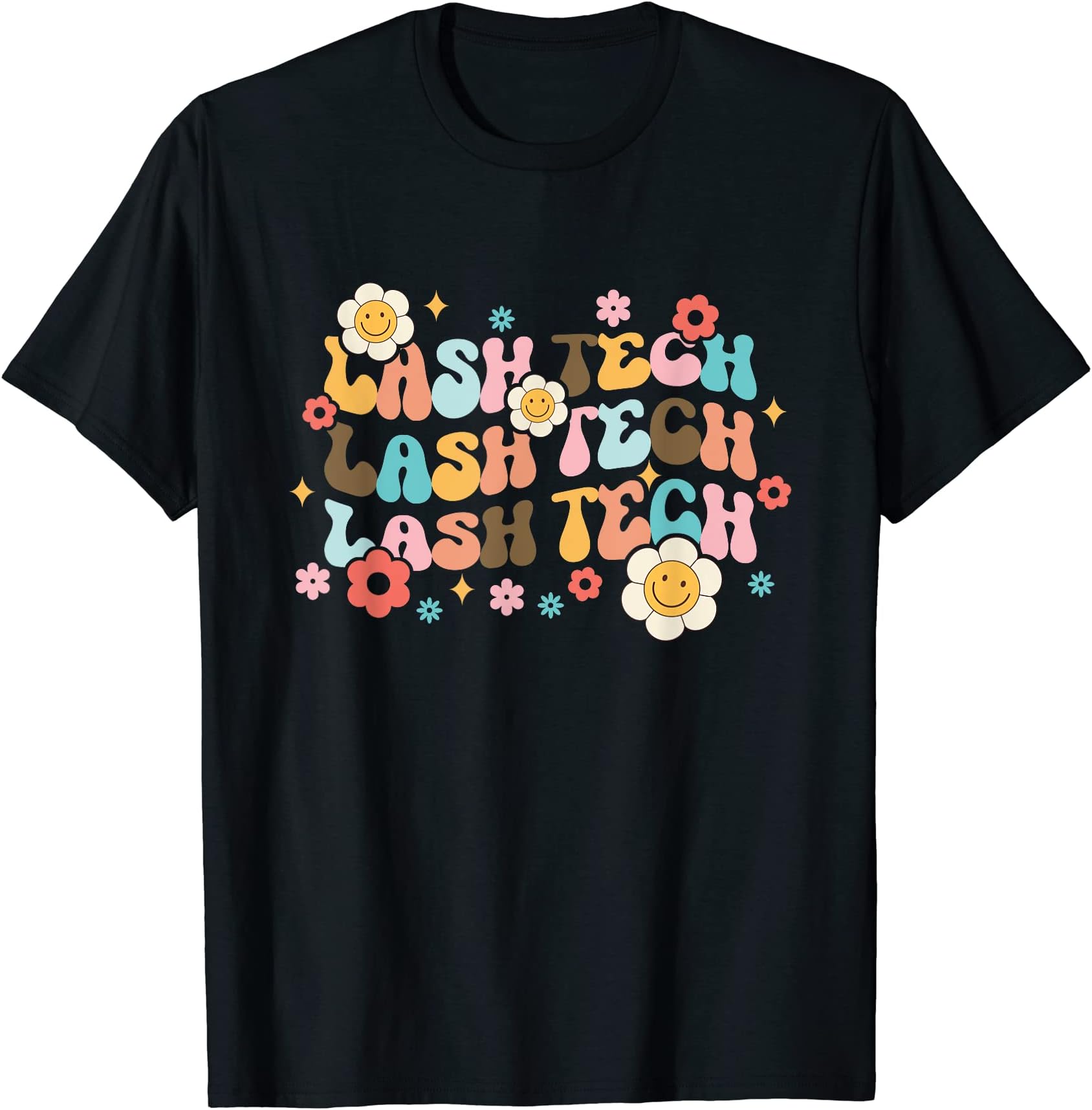 Lash Tech Lash Technician Retro Lash Tech T-Shirt