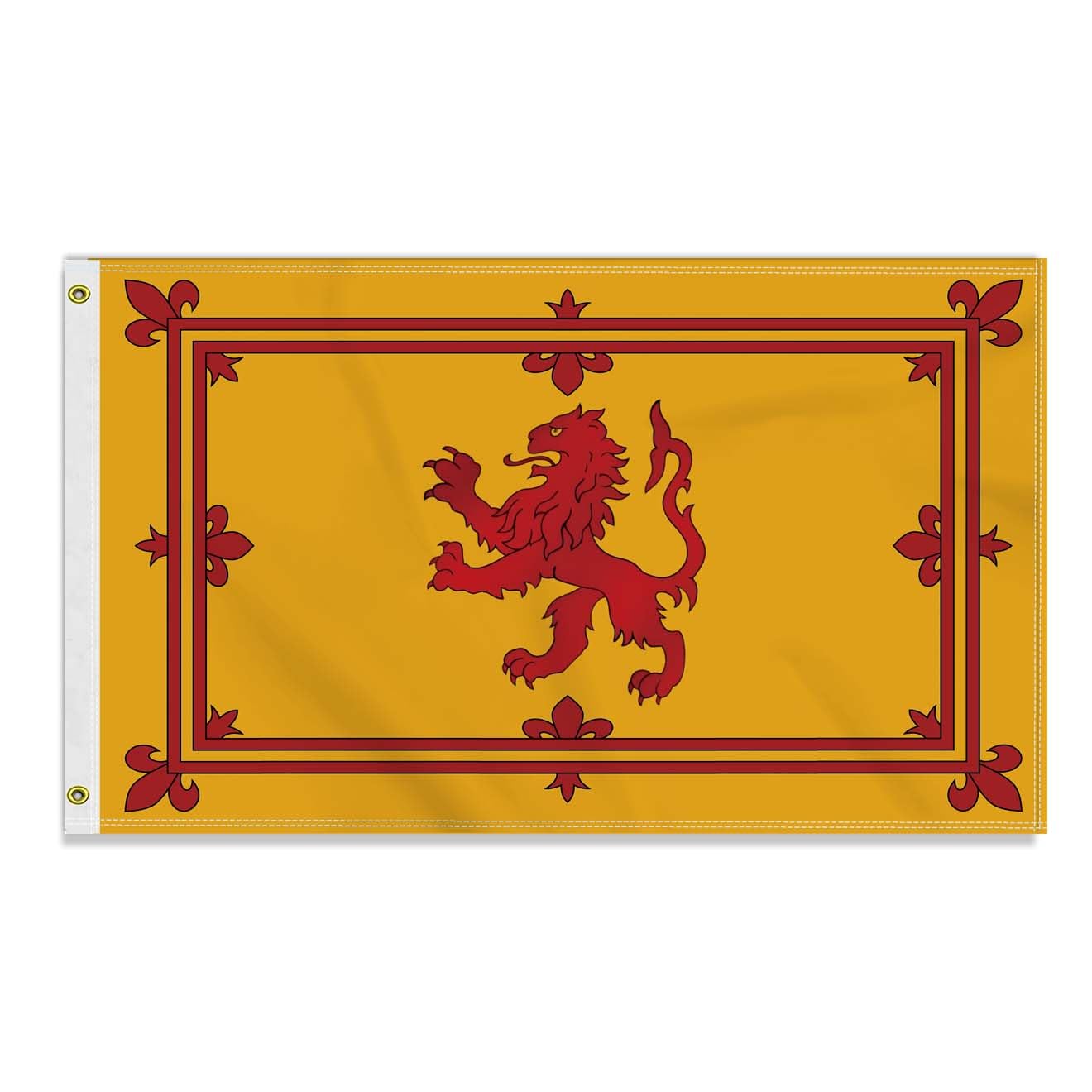 3×5 FT Scottish Lion Flag, Large 90×150 CM 150D Scottish Lion Outdoor Banner,Decor Garden With Brass Gromment — image 1