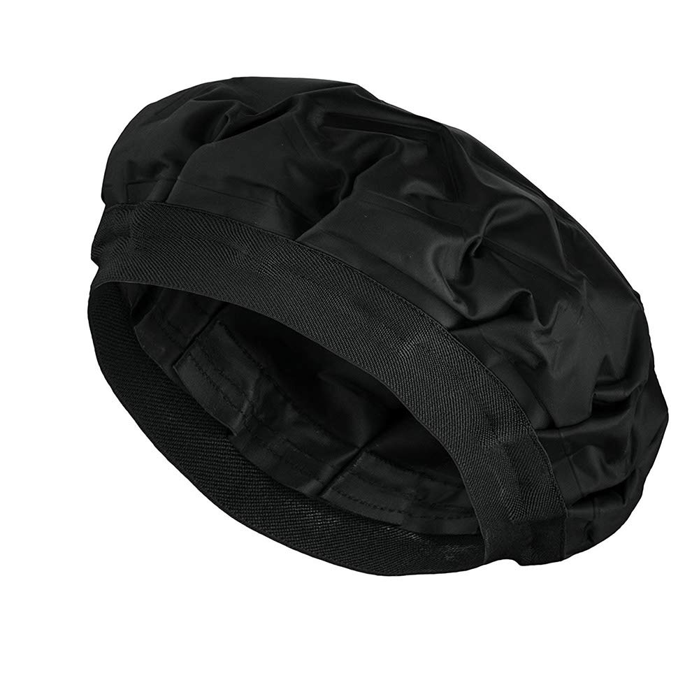 Cordless Deep Conditioning Heat Cap Hair Styling and Treatment Steam Cap Heat Therapy and Thermal Spa Hair Steamer Gel Cap Black