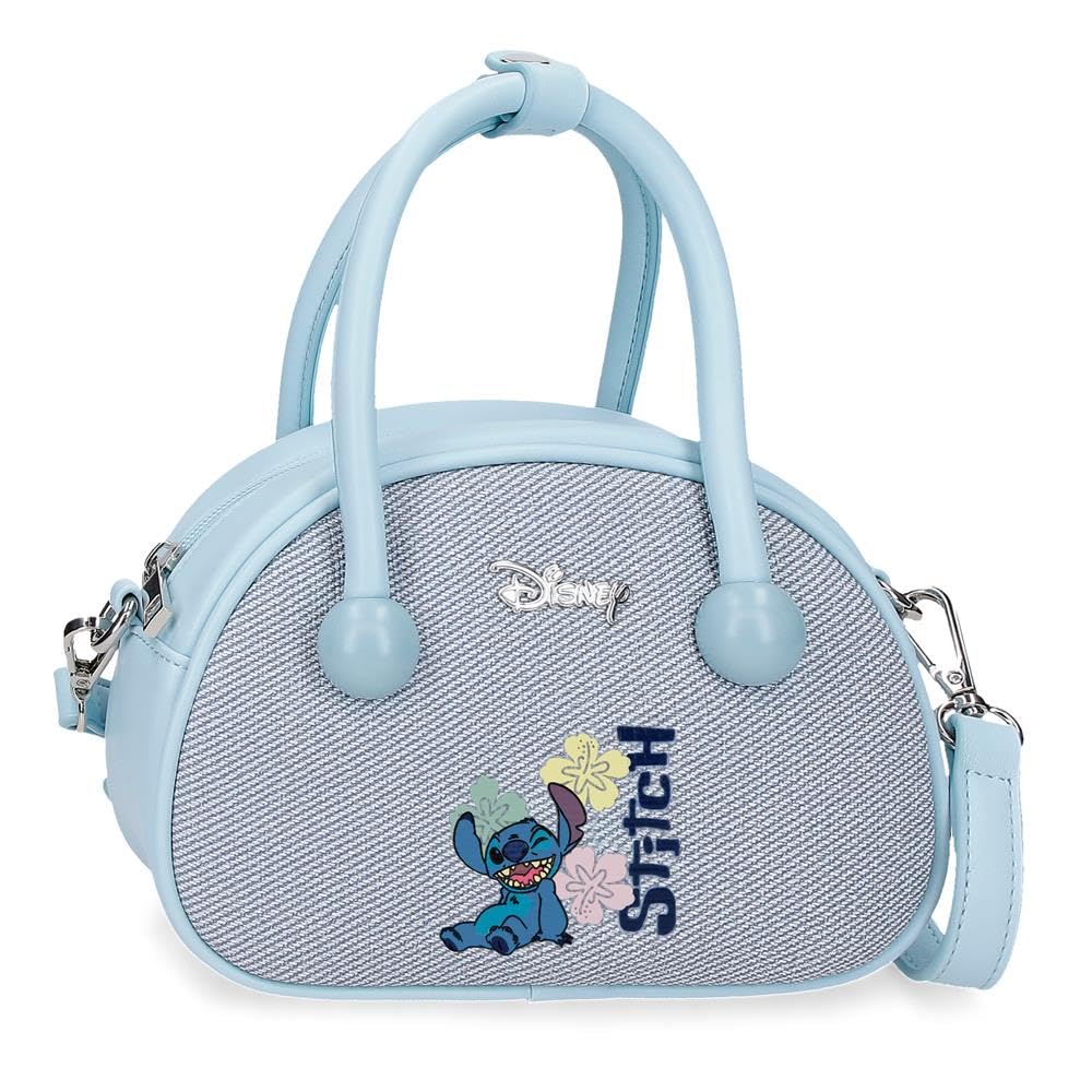 Joumma Disney Tiki Stitch Denim Bag 19x13x8 cm PU and Polyester