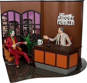 McFarlane Toys - DC Multiverse Joker Deluxe Collector Set - Edizione Limitata Con Murray Franklin E Diorama
