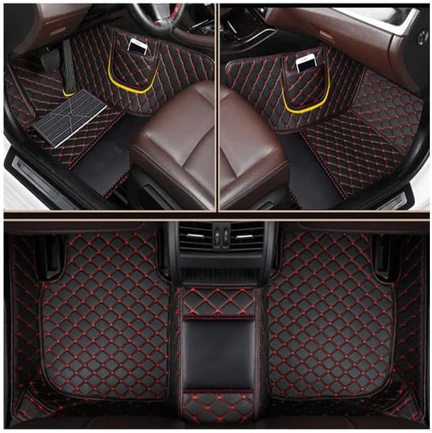 Car Mats Full Set for Lincoln 2000-2025 with Logo/Pic - Aviator,Continental,MKC,MKS,MKT,MKX,MKZ,Nautilus,Navigator -Full Coverage, with Storage Bag - All-Weather Protection, Custom Fit