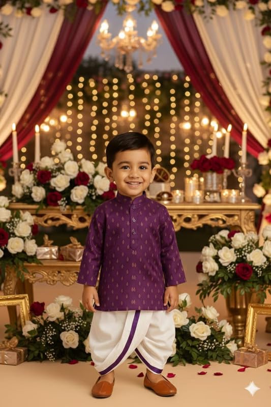 ES,Hazar Buti Punjabi and dhuti set cotton dress for Baby boys and kids - Review, Price and Buying Guide