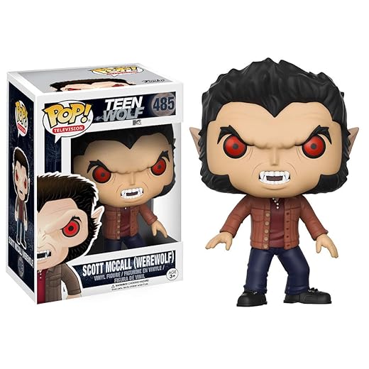 Funko Pop Television Teen Wolf Scott Mccall Werewolf Action Figure