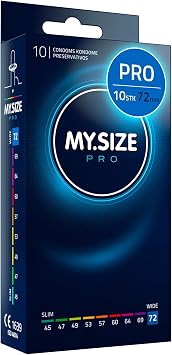 MY.SIZE PRO Elite Kondome Gr e 8 72 mm XXL 10 St ck   Extra reines Vytex-Latex leicht zu  ffnen