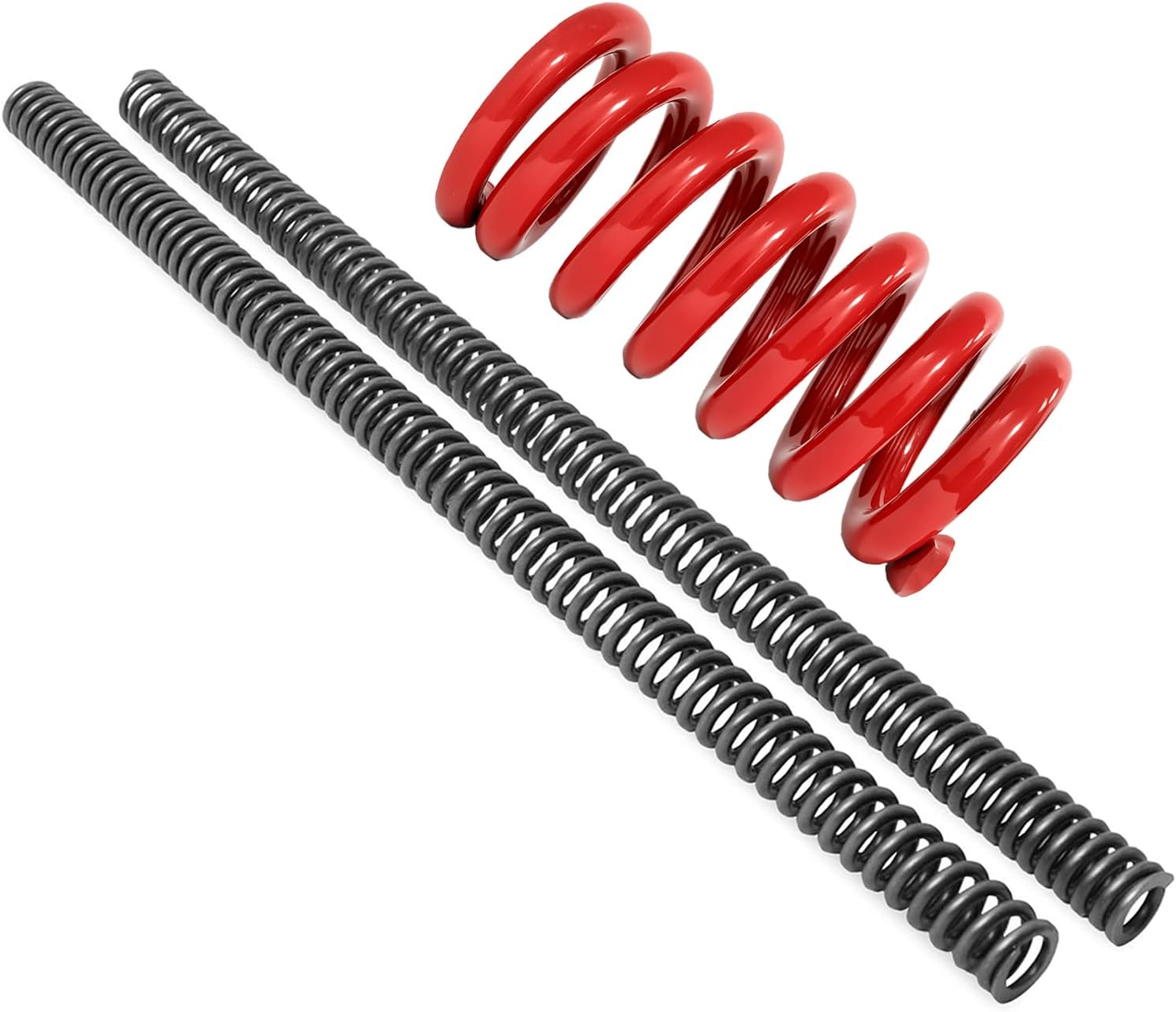 Front Fork & Rear Springs Kit fit for XR100R CRF100F CRF125FB Big Wheel 1987-2004, Heavy Duty Motorcycle Springs