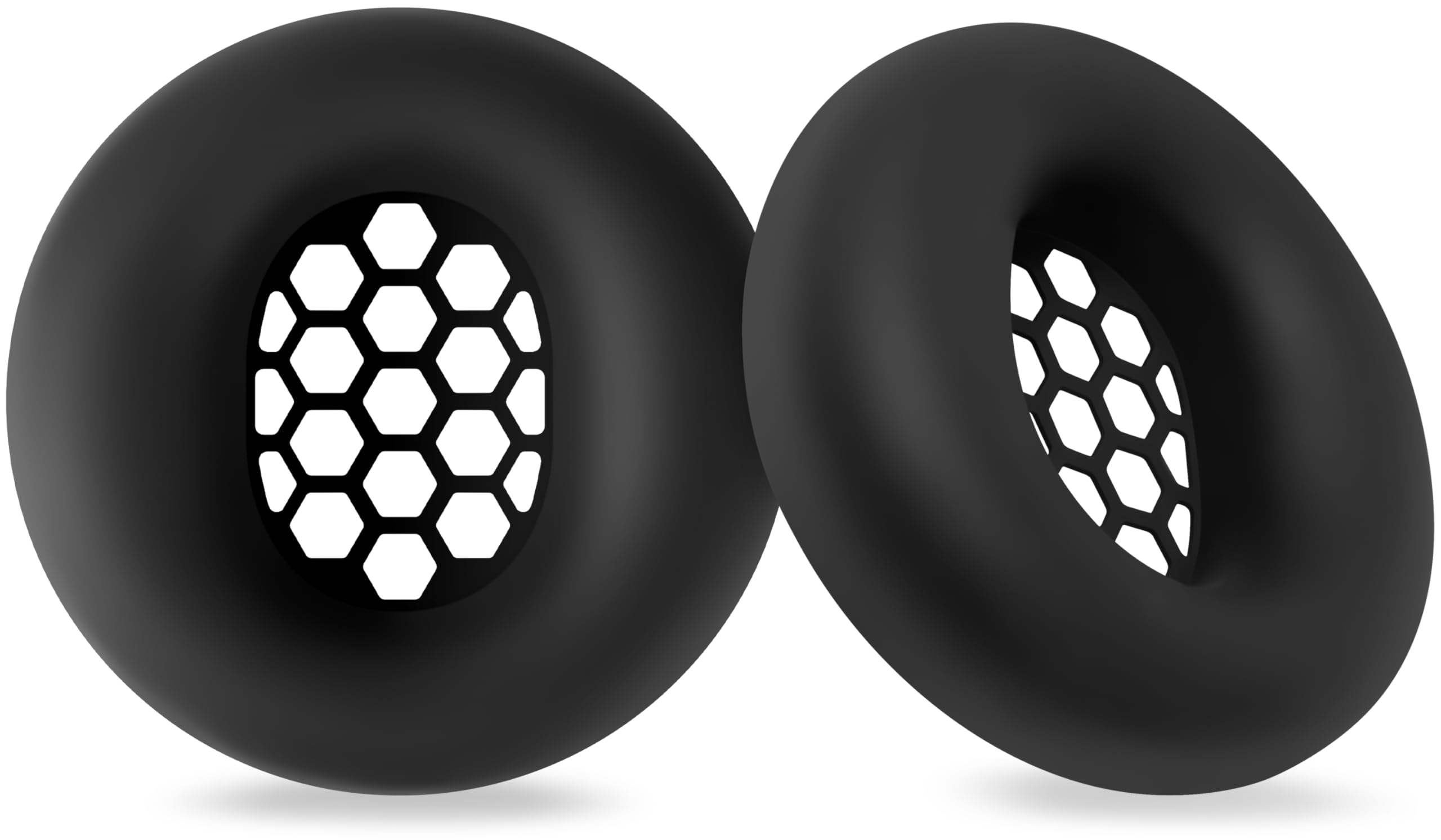 Geiomoo Silicone Earpads for CMF by Nothing Headphone Pro, Replacement Ear Cushions Cover (Black)