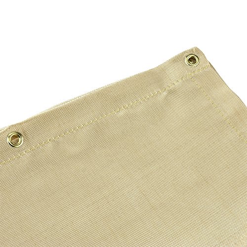 Neiko 10909A 6' X 8' Fiberglass Welding Blanket, Fire Blanket For Welding, Welding Blanket With Brass Grommets, Flame Retardant Fabric, Small Welding Blanket Fireproof, Fire Retardant Fabric #TOP2
