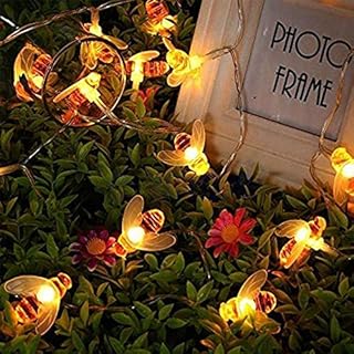 Millya 20 LED Rose Flower String Lights Battery Operated Indoor Fairy Light Decoration for Wedding,Party, Christmas,Valentine