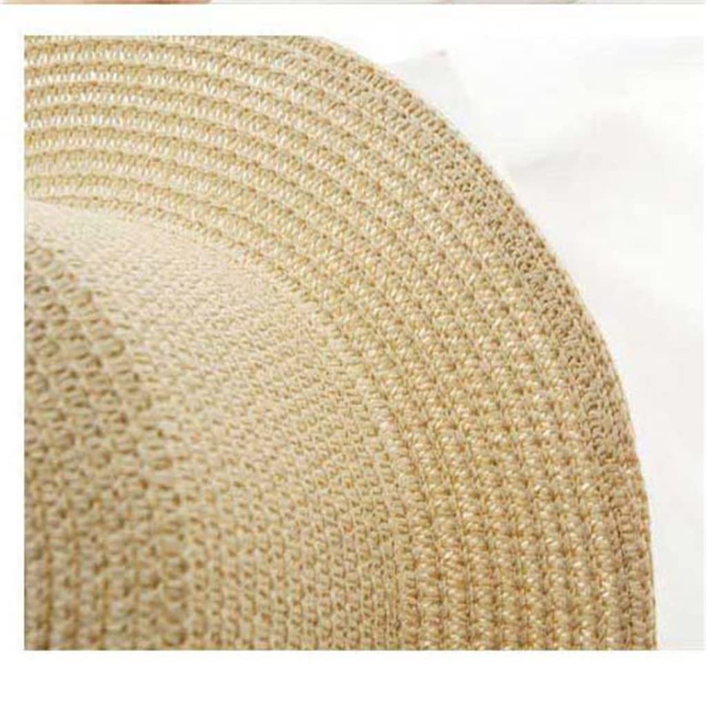Garland Sombrero de Paja Sombrero para el Sol Plegable Verano Mujer Protector Solar Sombrilla Junto al mar Sombrero de Playa (Color : B, Size : 56-58cm) (B 6 7/8)