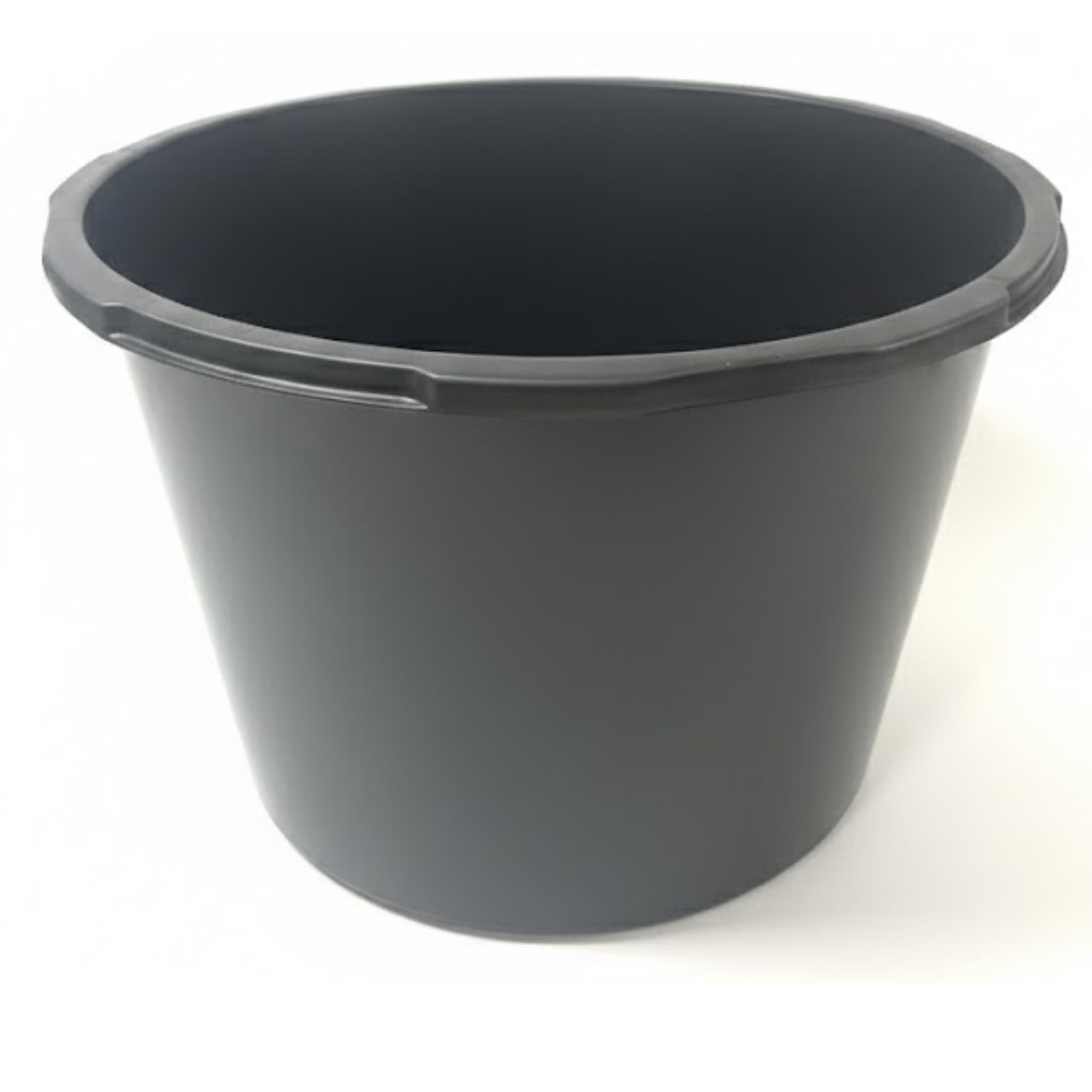BigDean 5 Mörtelkübel 90 Liter Schwarz Kunststoff UV-beständig Stapelbar | Maurerwanne für Baustelle - Made in Poland