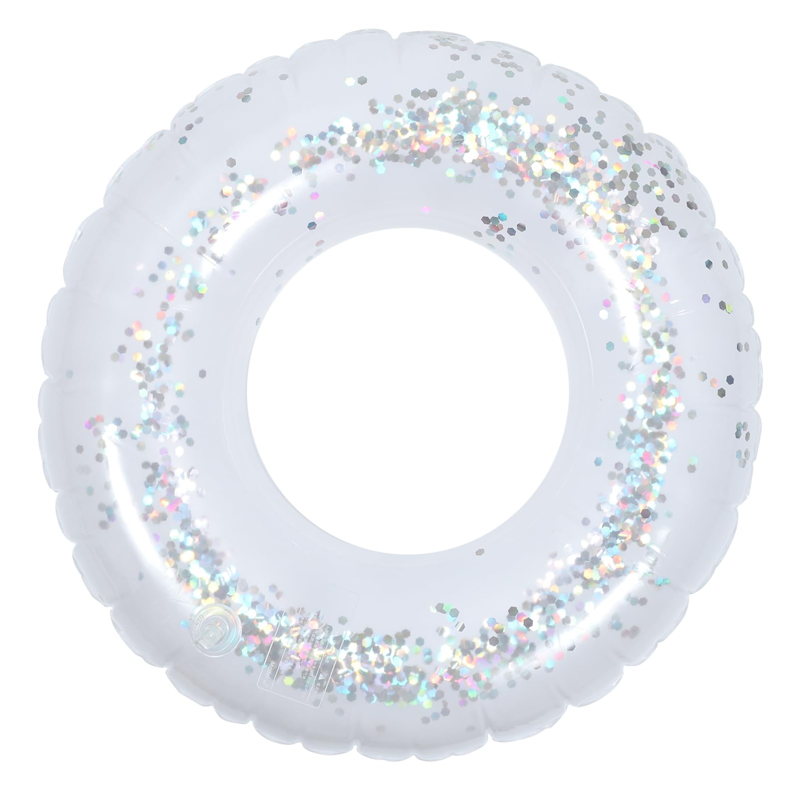 IMIKEYA Inflatable Swimming Ring Sequins Pool Accessory for Boys and Girls Water Pool Toy PVC Swimming Ring Random