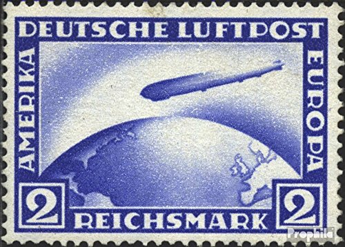 Sello Imperio Alemán 1928 Graf Zeppelin para completar colecciones de aviación