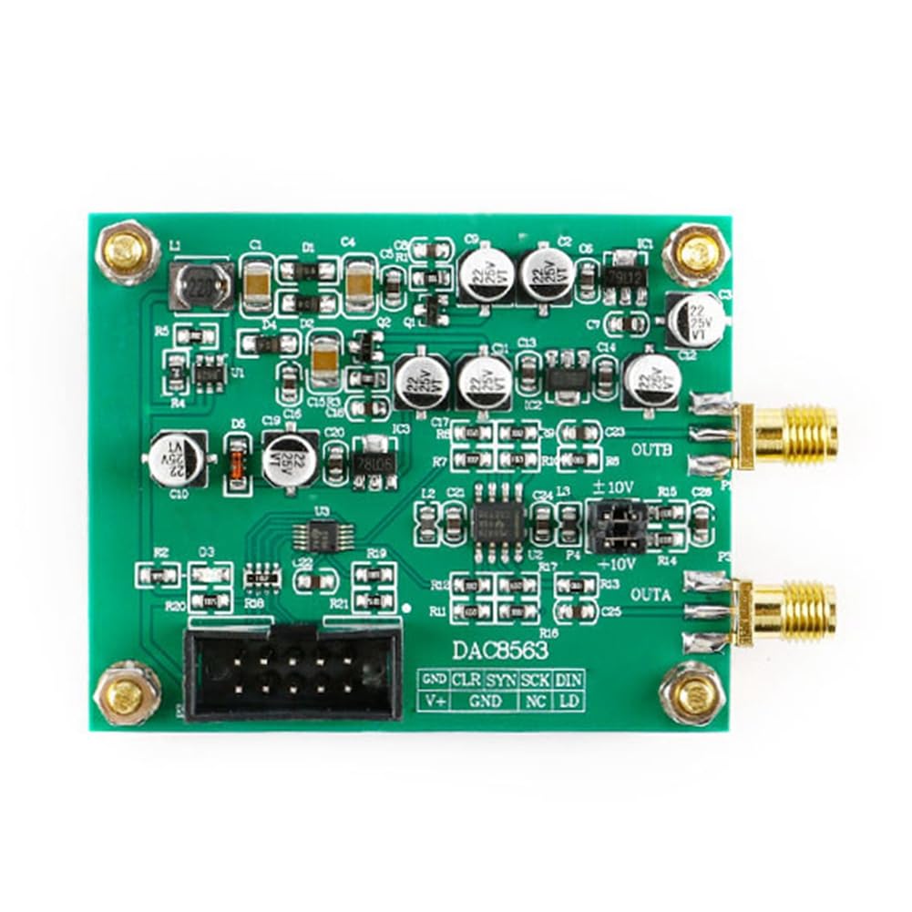 Módulo de Conversión DAC8563 de 16 bits con Salida de Voltaje Dual ±10V Ajustable de Alta Precisión 7