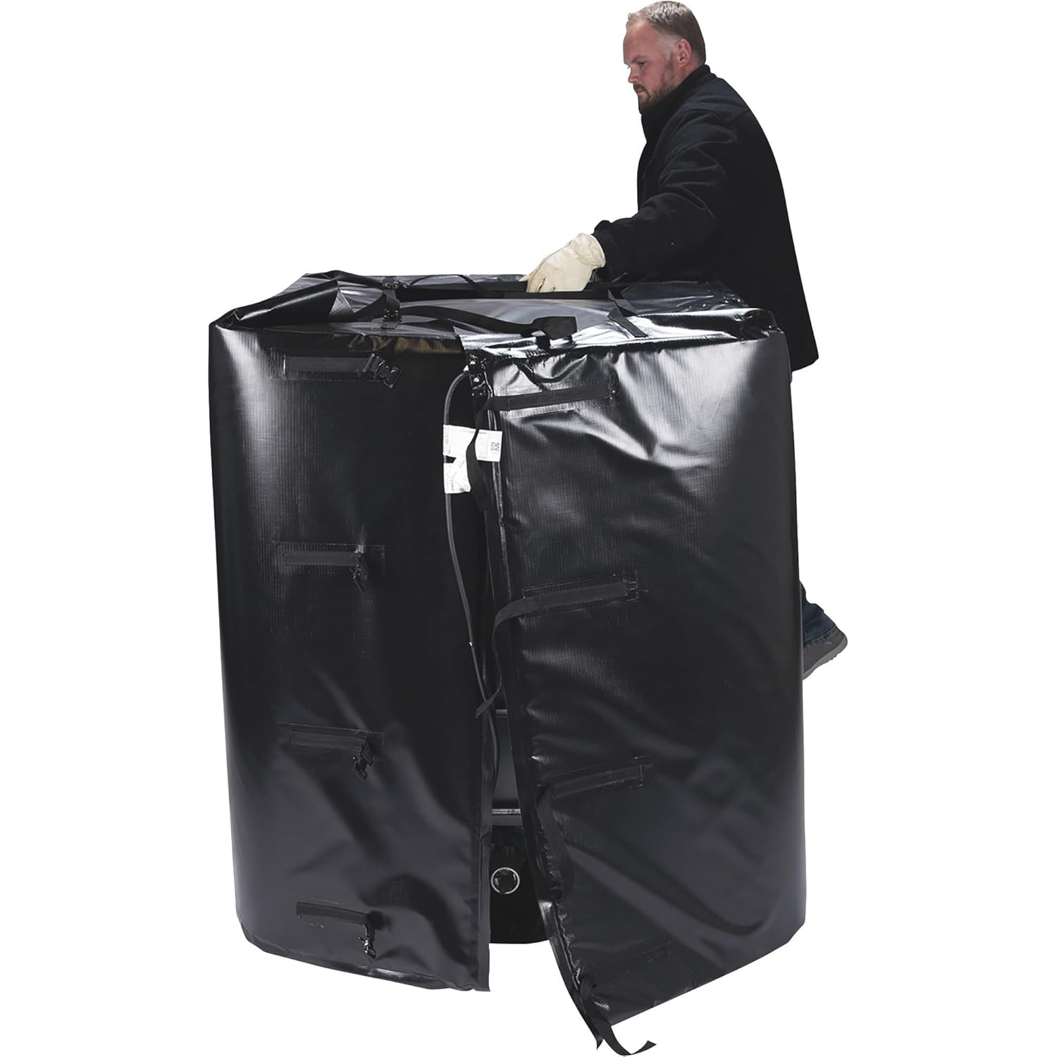 Powerblanket TH330 Insulated IBC Storage Tote Heater with Adjustable Thermostat Controller, Fits 330 Gallon IBC Tote's