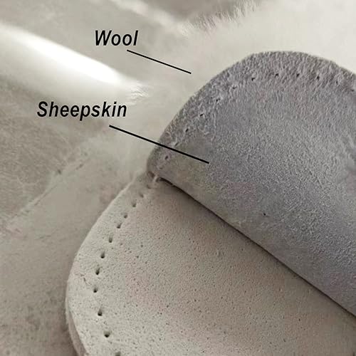 Miniatura 2 de MaxW Plantillas de lana merino de invierno para hombres y mujeres, inserciones de zapatos suaves y cálidas, almohadillas de forro polar para zapatos