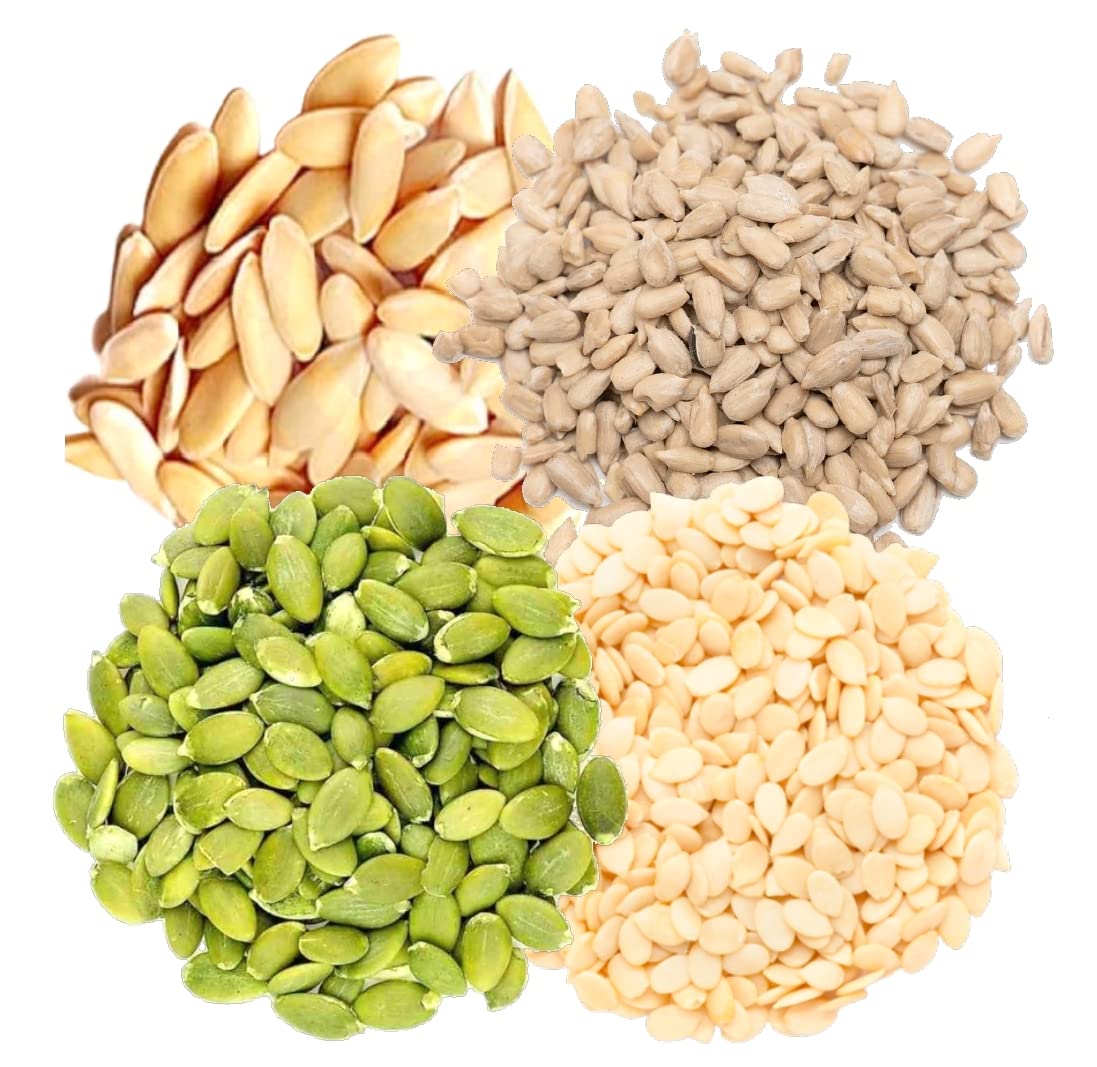 A D Food & Herbs Combo of Pumpkin, Muskmelon, watermelon & Sunflower Seeds Unroasted Natural | High in fibre | Diet food | Boosts Immunity | Healthy Snacks | Weight loss | (150 Gms Each) (B0B8XCT76N) Amazon Price History, Amazon Price Tracker
