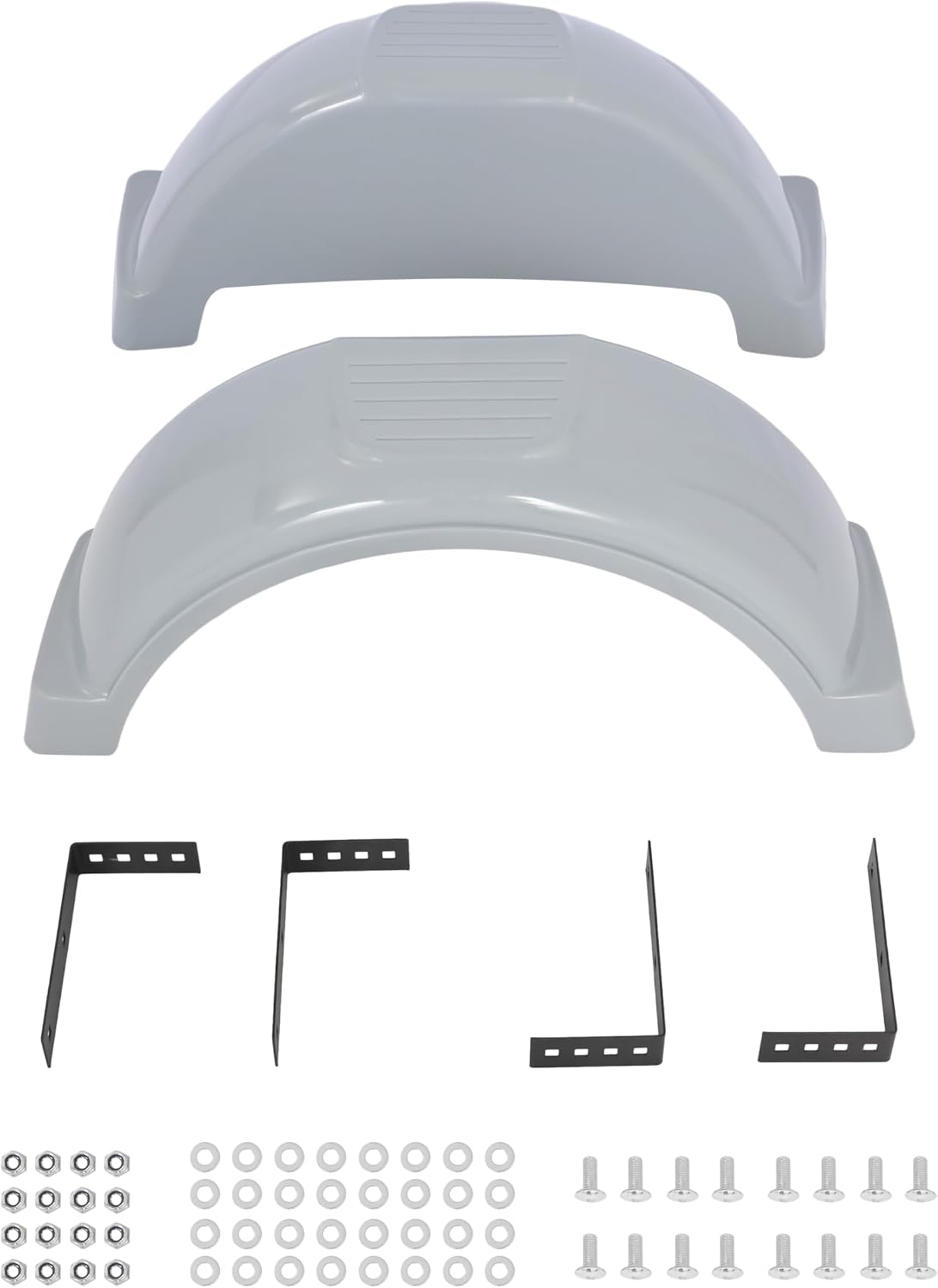 ECOTRIC Single AXLE Trailer FENDERS 13" Wheels Tires (Set of 2)