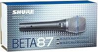 Vista 3 de Micrófono condensador SHURE para manejar aplicaciones vocales, Plateado