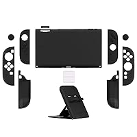 Vista 2 de PlayVital Protective Case for Nintendo Switch 2 with Extra Stand & Thumb Grip Caps Split Design, Dockable Hard Shell Cover for Nintendo Switch 2